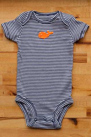 Striped Whale Onesies